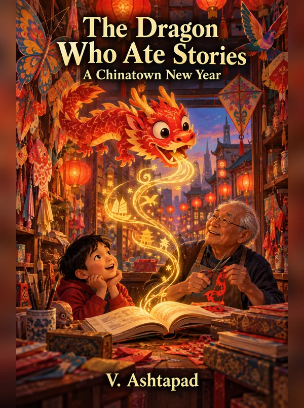 Front cover of The Dragon Who Ate Stories