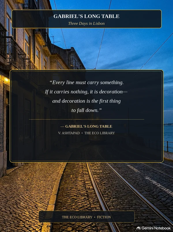 Back cover of Gabriel's Long Table
