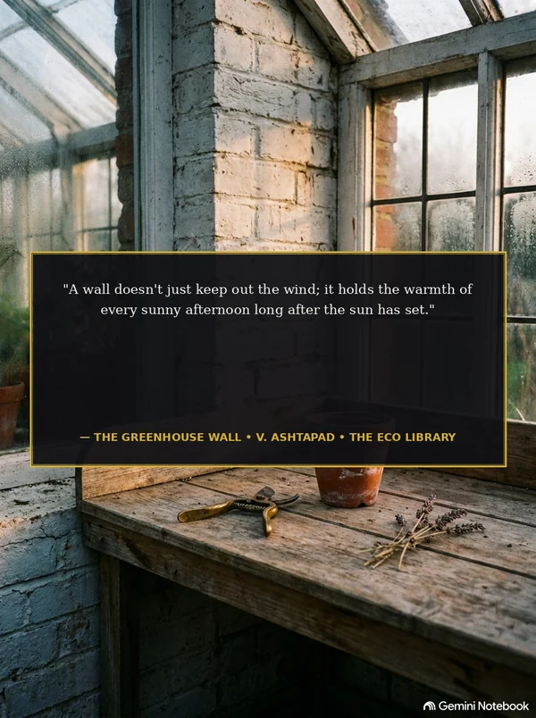 Back cover of The Greenhouse Wall