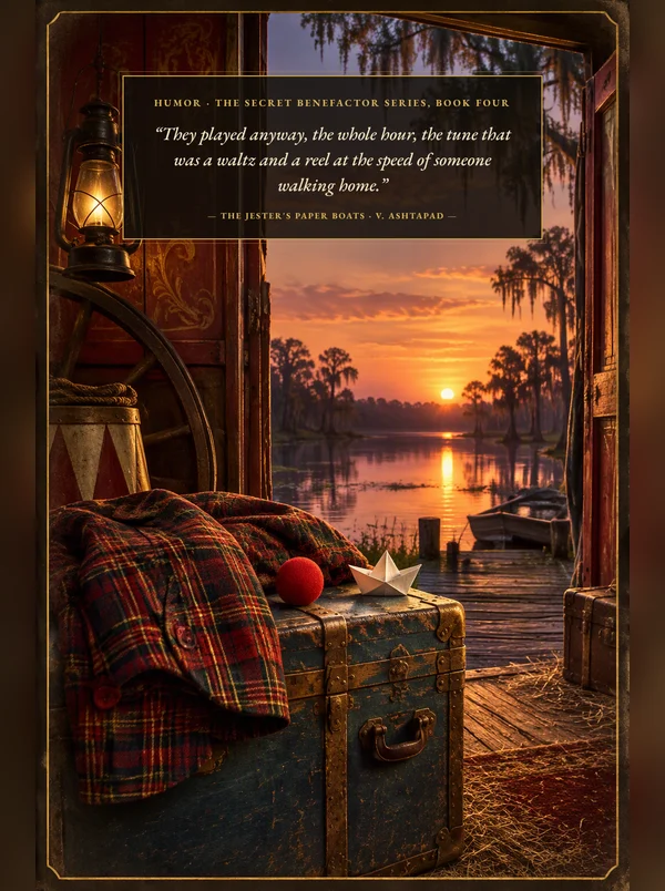 Back cover of The Jester's Paper Boats