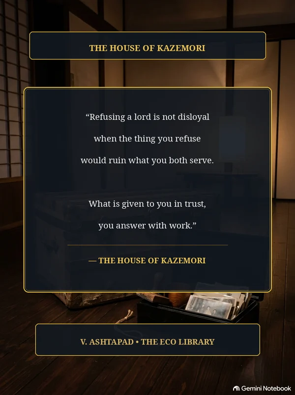 Back cover of The House of Kazemori