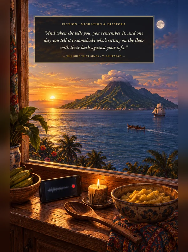 Back cover of The Ship That Sings