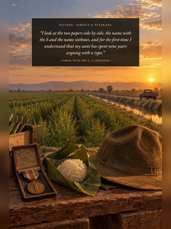 Back cover of Tabios, With the S